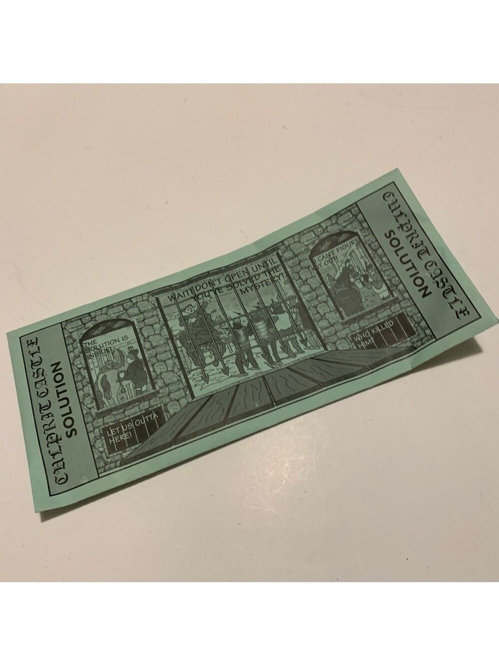 3-D vintage mystery puzzle Castle Culprit game family fun medieval murder - Picture 7 of 15